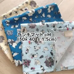 【40】ランチマットМ3枚/セット/ハンドメイド