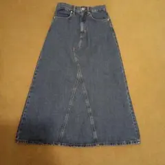 デニムフレアスカート ハイウエスト