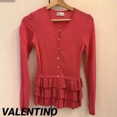 RED VALENTINO カーディガン バレンティノ ピンク フリルのサムネイル