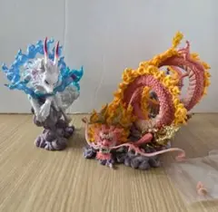 ワンピースフィギュア　カイドウ　モモの助　ラストワン　開封美品 ワンピース 一番くじ カイドウラストワン モモの助A賞 魂豪示像
