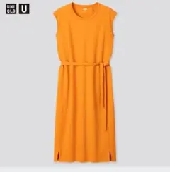【UNIQLO　ユニクロ】UNIQLO　U　クルーネックワンピース　新品　M
