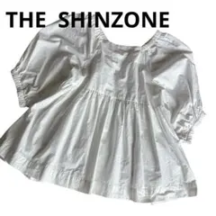 THE SHINZONE パフスリーブ ブラウス　ホワイト　白　美品　フリーのサムネイル
