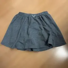 組曲　グレー フレアスカート インナー付き　140