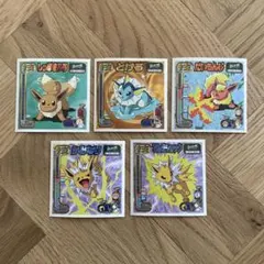 アマダ ポケモン最強シール烈伝 イーブイ シャワーズ ブースター サンダース