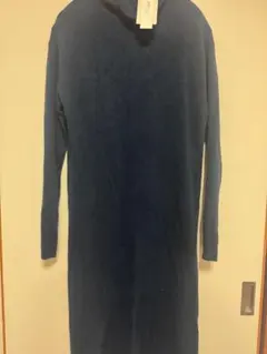 AZUL basic ネイビー ニットワンピース Ｌ