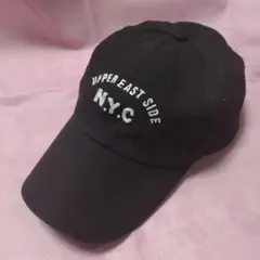 キャップ　ブラック　レディース