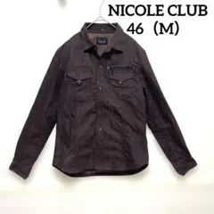 NICOLE CLUB ニコルクラブ　フロントポケット付き　デニム ジャケット