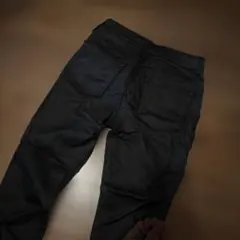 レザー風スキニーパンツ Sサイズ 黒