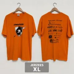 JERZEES USA古着 企業Tシャツ XL 両面 フロリダ オレンジのサムネイル