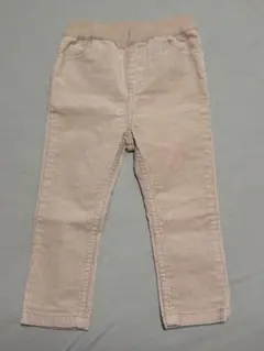 petit main ピンク コーデュロイ パンツ