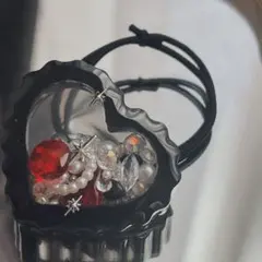 ゴシックシェイカーヘアゴム(ブラック)