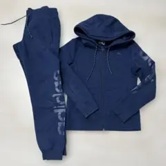 adidas レディース ジャージ上下セット Lサイズ