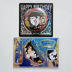 鬼滅の刃 ♡ 冨岡義勇 バースデイ 缶バッジ 名場面ジオラマフィギュア