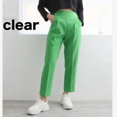 【clear】ストレッチ スリム カラー テーパード パンツのサムネイル