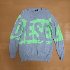 DIESEL ディーゼル ロゴ クルーネック ニット セーター