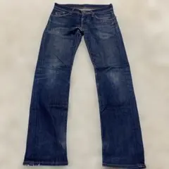 トミーヒルフィガー　デニムパンツ　ジーンズ　ストレート　トミー　濃紺　L