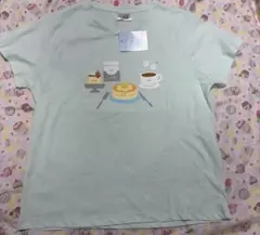 つぶらな瞳の仲間達　レディースtシャツ　Lサイズ