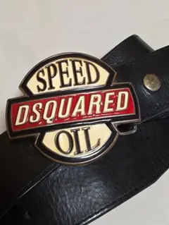 DSQUARED2 SPEED OIL ビンテージレザーベルトのサムネイル