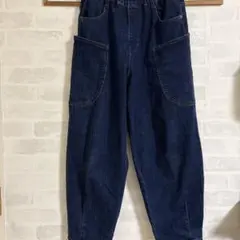 しまむらseason reasonデニム コクーンパンツ ウエストゴム