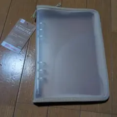 6リングファイル ダイソー　ベージュ