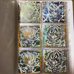 ドラゴンボールウエハースシール ブロリー ゴジータ 孫悟飯2 ベジット2