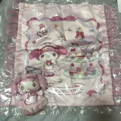 サンリオ マイメロディ フリル付きトート マスコット 2点セット