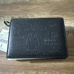 SNOOPY 二つ折り財布 ブラック 新品のサムネイル