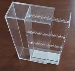 無印良品　透明アクリル アクセサリーケース 中型