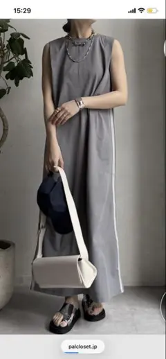 美品 ローヘン リネン ワンピース - メルカリ