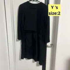 ブラック パネルデザイン ロングワンピース