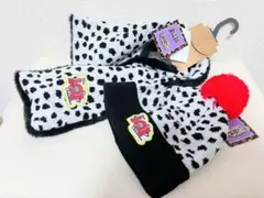 新品タグ付　101匹わんちゃん　マフラー　ニット帽子　セットのサムネイル
