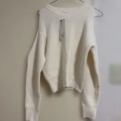 GU ナチュラル オフショルダーセーター Sサイズ