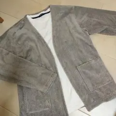 グレー Mサイズ カーディガン