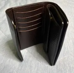 美品】ワイルドスワンズ バーン 全面型押し サドル チョコ WILDSWANS