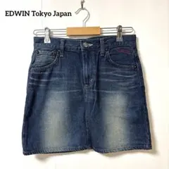 EDWIN Tokyo Japan【XS】エドウィン デニムスカート 日本製のサムネイル