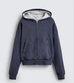 ZARA ワッフルニットフーディのサムネイル