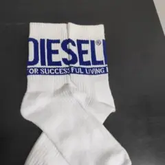 DIESEL ロゴ入り ホワイトソックス