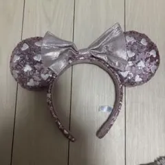 ディズニー ハート型スパンコールカチューシャ