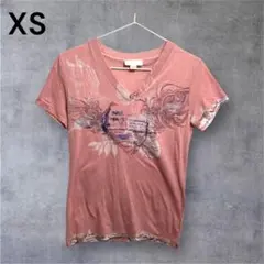 にゃん様専用　DIESEL ディーゼル 花柄 プリント Tシャツ XSサイズ