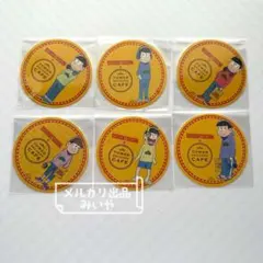 おそ松さん タワーレコードカフェ コースター 6つ子全種コンプ