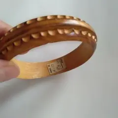 木製ドット模様ブレスレット