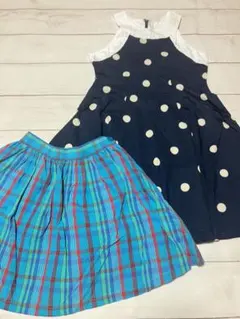 HANAE MORI ハナエモリ キッズ 女の子 ワンピース スカート