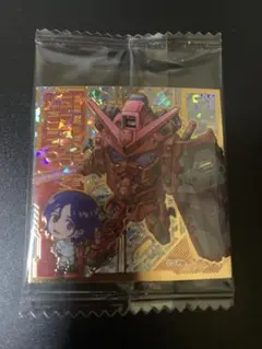 ガンダム ウエハース シール 赤いガンダム&シュウジ・イトウ