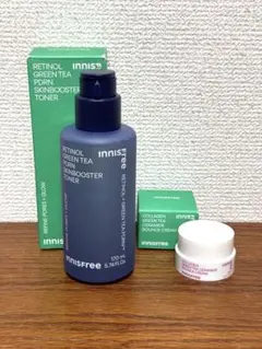 innisfree グリーンティー シリーズ　トナー　クリーム　2点セット