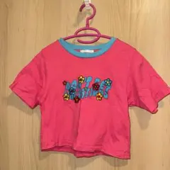 Y2K ピンク クロップドTシャツ ミニT♡﻿のサムネイル