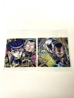 ジョジョ4部シールウエハース2 JJR虹村億泰 DR仗助&億泰 2枚セット