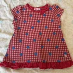 ミキハウス 半袖ワンピース 80