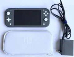 Nintendo Switch Lite 本体 グレー(充電器・ケース付き)