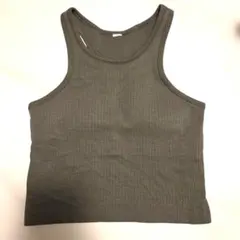 美品 ルルレモン　Ebb to Street タンクトップ　クロップド丈　4