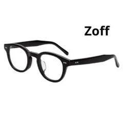 PCメガネ ブラックフレーム クリアレンズ zoff Zoff ブラックフレーム メガネ 度入り UVカットクリアレンズ - メルカリ